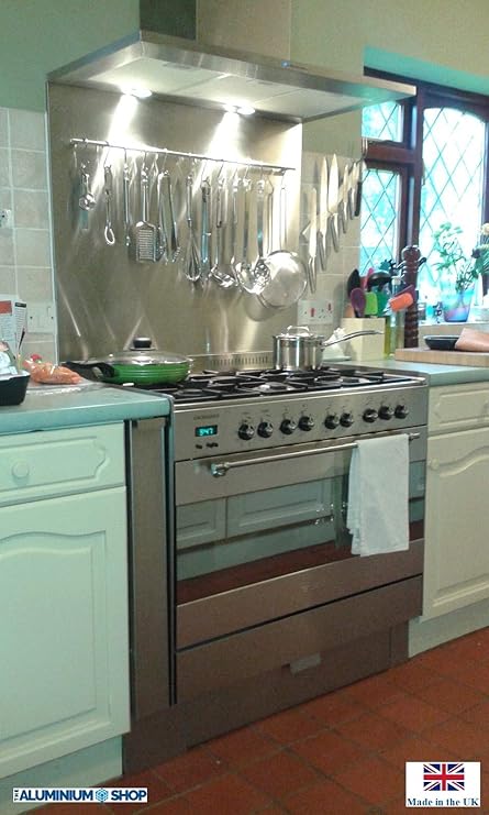 Stainless Steel Splashback 750 X 1000 X 8mm