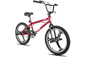 Hiland 20 Inch 3 5 Spoke Kids BMX Bike for Boys Girls Ages 7-13, 360 Degree Rotor Freestyle,4 Pegs Single Speed Kid’s BMX Bic