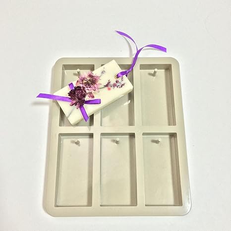 Amazon Qeelove シリコンモールド 手作り石鹸 アロマワックス鋳型 Diyキャンドルサシェ 穴あき 長方形 粘土 通販