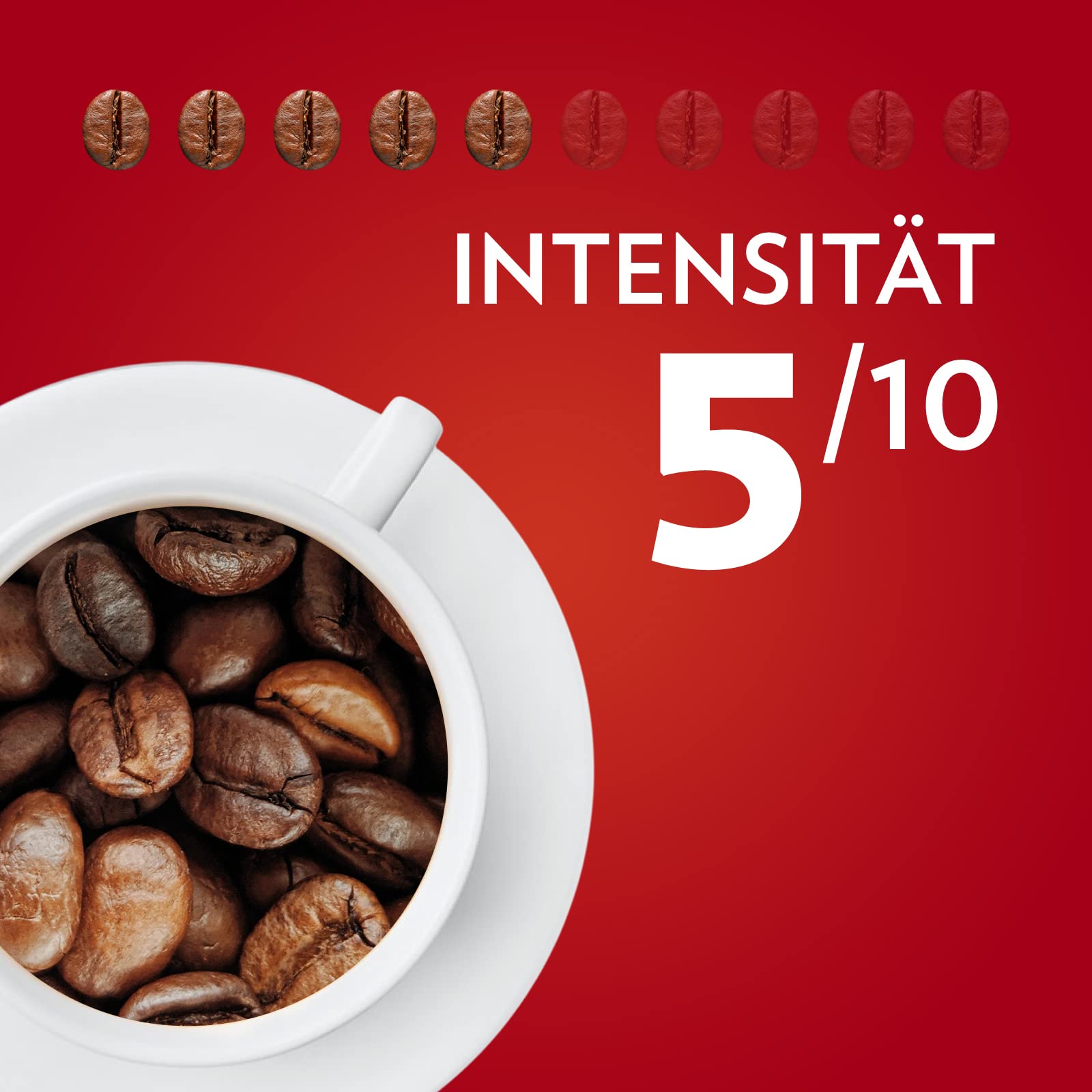 Lavazza, Qualità Rossa, Arabica & Robusta Kaffeebohnen, mit Aromanoten von Schokolade und Trockenfrüchten, Intensität 5/10, Mittlere Röstung, 1 Kg 4
