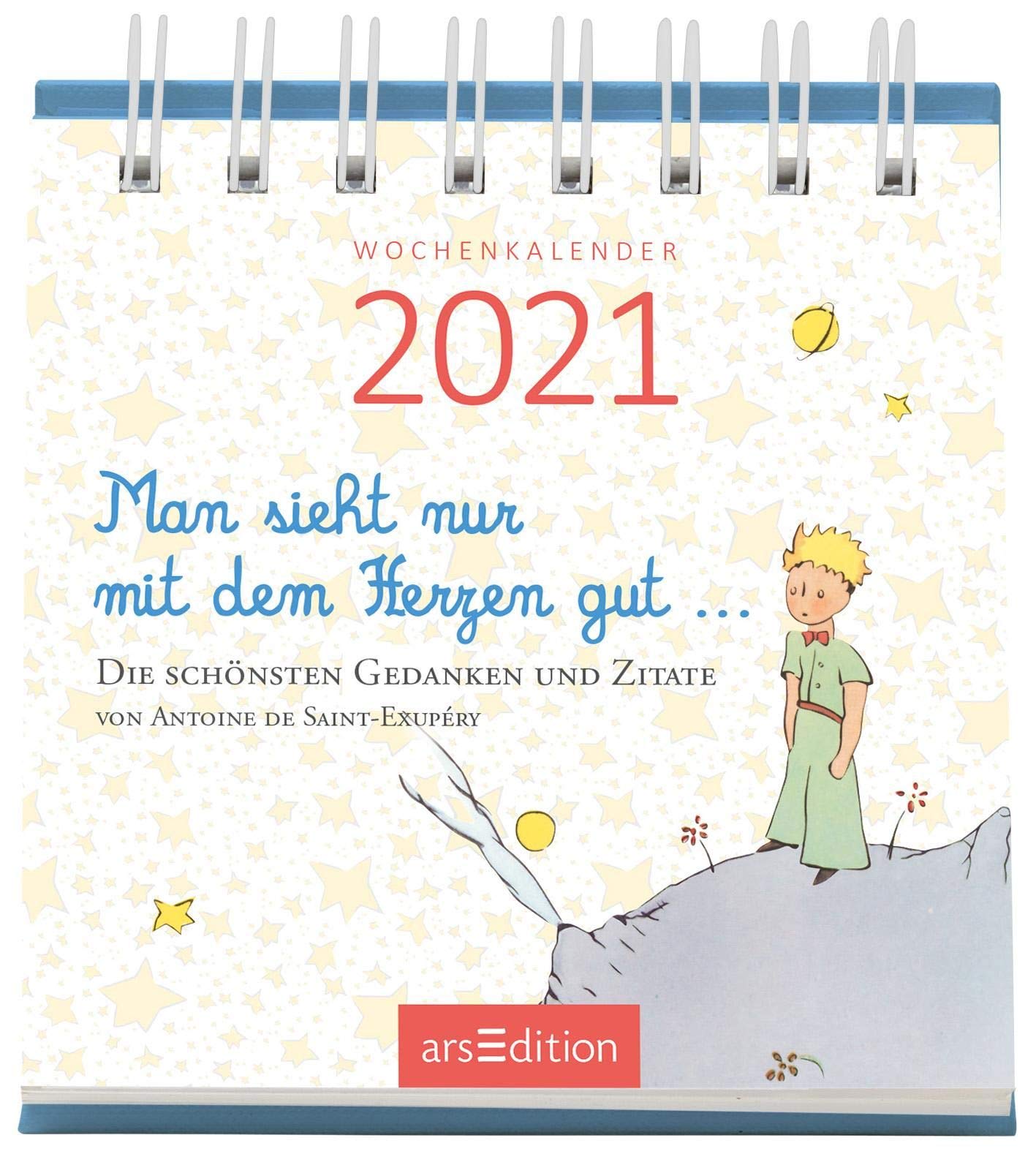 Miniwochenkalender Man Sieht Nur Mit Dem Herzen Gut 2021 Amazon De Bucher