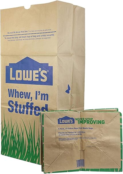 paper yard waste bags lowes