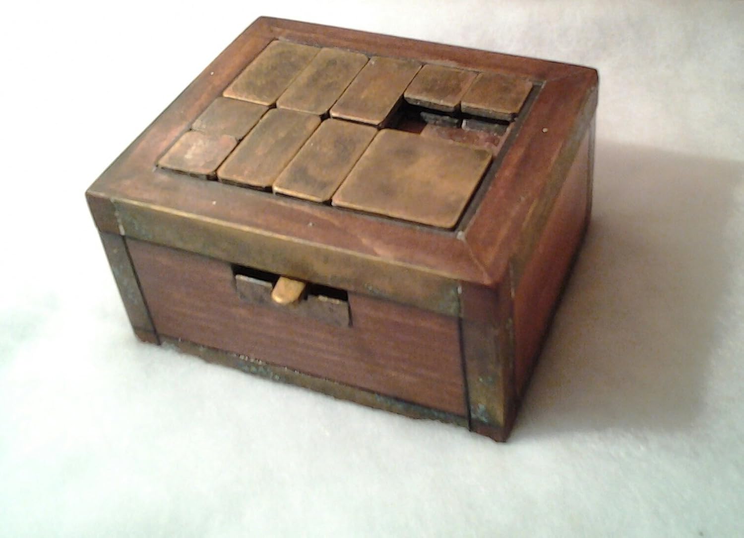 vintage Treasure Box puzzle box 6 / of 15 Handmade