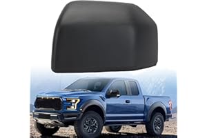 MOFOAP Replacement Left Driver Mirror Cover Caps Compatible with Ford F150 2015 2016 2017 2018 2019 2020 (Textured Black)