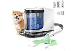 uwant Nettoyeur portable pour tapis et tissus d'ameublement 18 kPa - Puissante aspiration pour nettoyage en profondeur - Mach