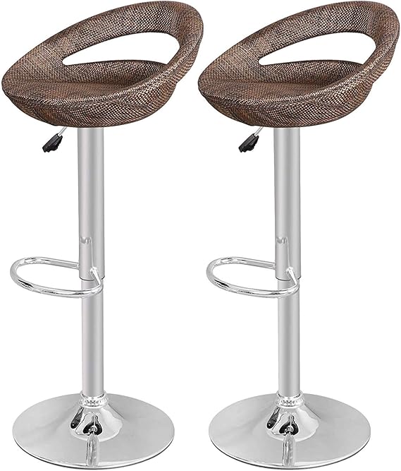 Taburete giratorio para bar de patio con altura ajustable para pub