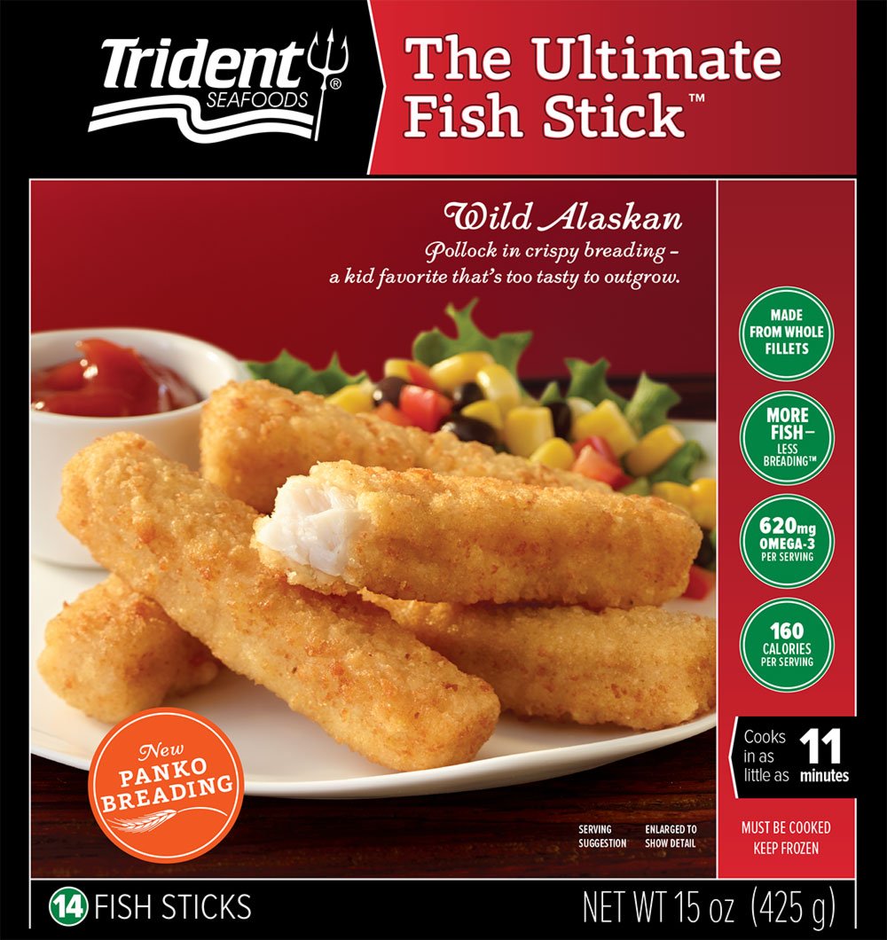 Trident Seafoods, The Ultimate Fish Stick, 15 oz (Frozen)
