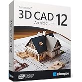 3&shy;D CAD Architecture 12⁠ - design Software for house, garden, balcony, photovoltaic, walls - 2D 3D objects for Win 11, 10