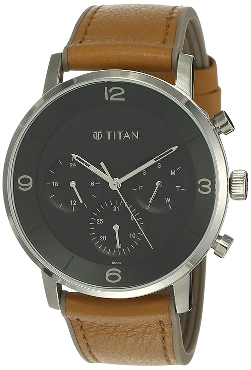 Buy Titan Athleisure Analog Black Dial Men's Watch90119SP01