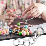 LAMXD 170PCS Silver Lobster Clasp & Open Jump Ring Set for Jewelry Making view 6