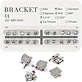 20PCS Orthodontic Mini Roth Brackets Roth 0.018 Slot Bondable with Hook on 345, 20pcs/Pack, 1PK