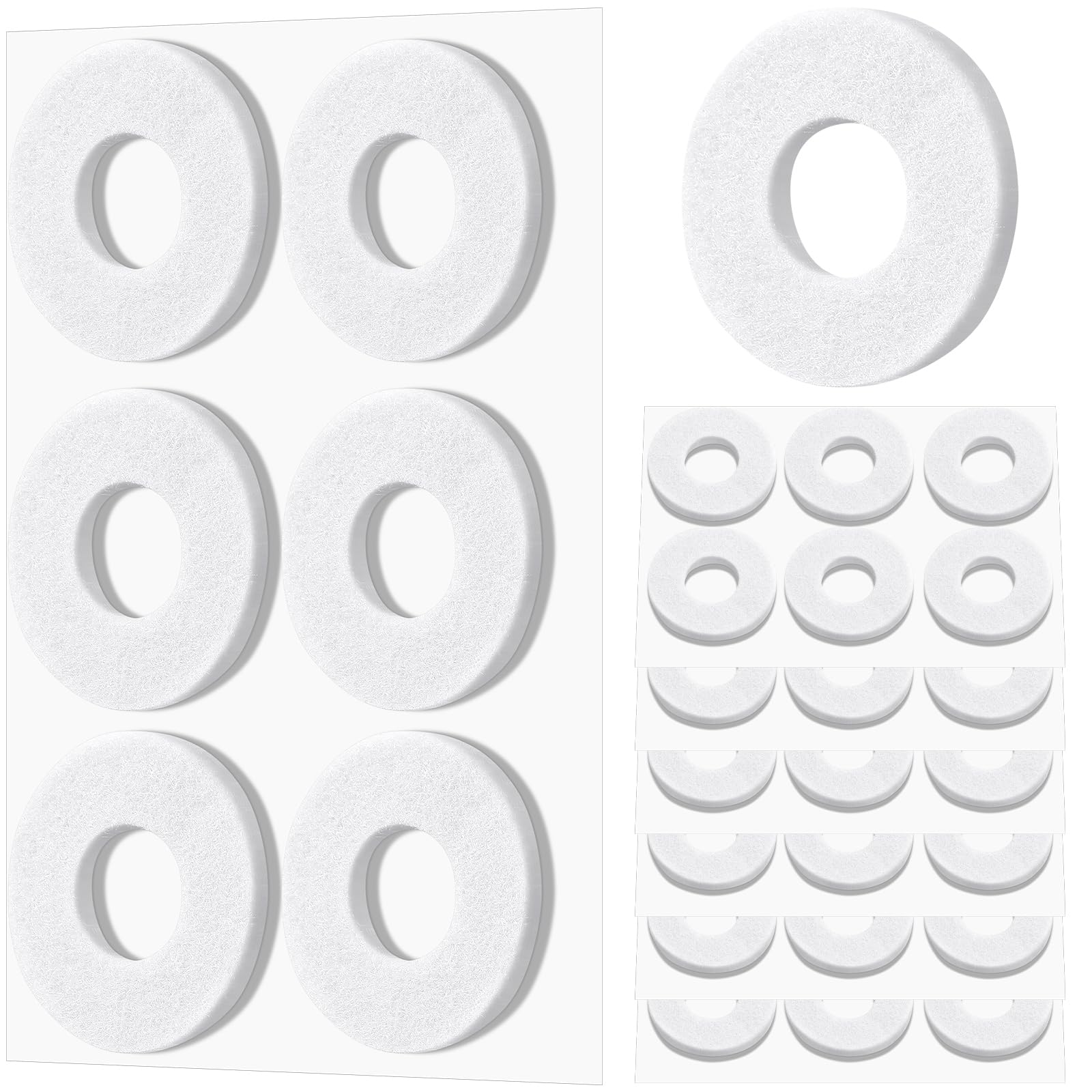 Photo 1 of Nuanchu 36 Pcs Callus Cushions Callus Pads for Bottom of Foot Round Corn Cushions Pads for Feet Soft Adhesive Felt Corn for Ball and Side of Foot, Pain Relief from Shoe