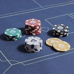 LUOBAO 11.5 Gram Poker Chips,200pc Casino Chips