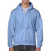 Gildan Adult Fleece Zip Hooded Sweatshirt, Style G18600 RX Carolina Blue 3X-Large