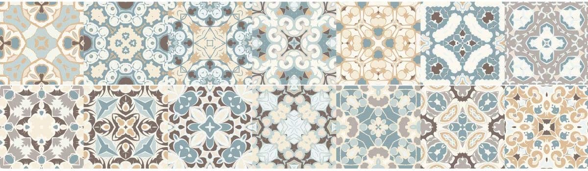 6 Adhesive Stickers for Stairs Tiles, Stylish Ornaments, 6 bandes de 15 x 105 cm - Image 4