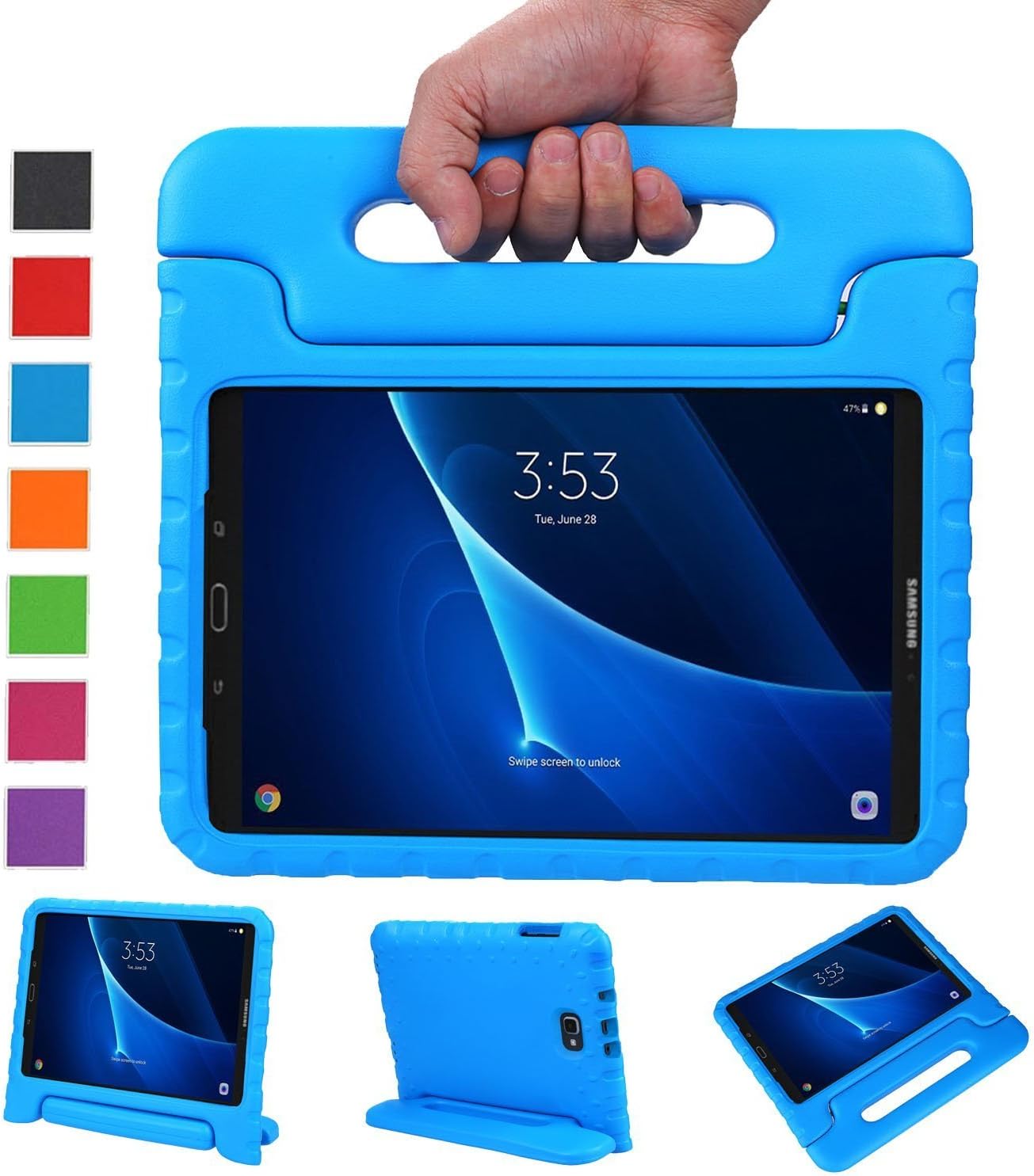 BelleStyle Funda para Samsung Galaxy Tab A 10.1 2016, A Prueba de ...