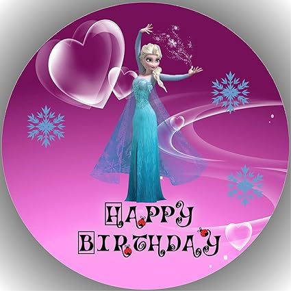 Fondant Tortenaufleger Tortenbild Geburtstag Frozen Die Eiskönigin T35