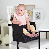 Red Kite Travel Booster Seat Soft Padded Seat Black with Storage view 6