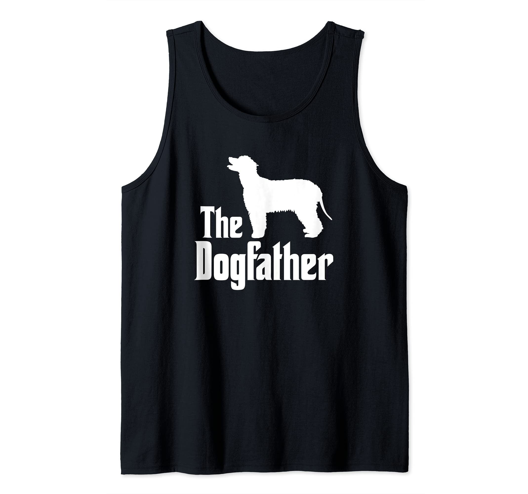 The Dogfather - funny dog gift, funny Irish Water Spaniel Tank Top
