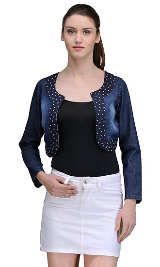 denim bolero shrug