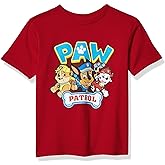 Paw Patrol Boys' Rubble, Chase, Marshall Short Sleeve T-Shirt