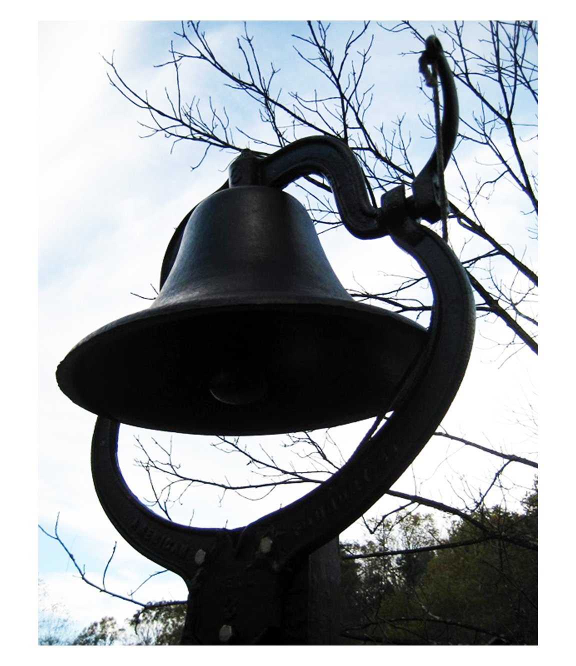 Large Cast Iron Dinner Bell Farmhouse Church School Antique Vintage Style Bells eBay