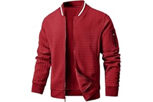 Wizoat Mens Casual Jacket Lightweight Jacket Varsity Coat