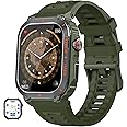 Military GPS Smart Watch for Men with Offline Map/Air Pressure/Altitude/Compass,smart Watch for Android Phones and iPhone,Waterproof Fitness Tracker with Blood Oxygen/Heart Rate/Sleep/100+ Sport Modes