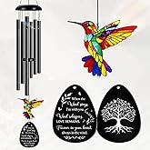 Sympathy Gifts for Loss of Loved One, Memorial Wind Chimes Gifts for Loss of Mom Dad, Bereavement Sympathy Memorial Gift for Loss of Mother Father Husband Condolence Remembrance