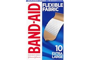 Band-Aid Brand Adhesive Bandages Flexible Fabric, Extra Large, 10 Count (Pack of 2)