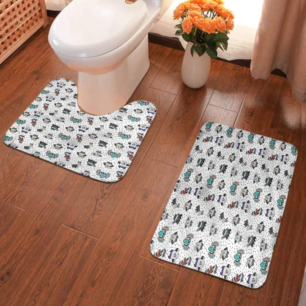 Alfombrilla antideslizante para baño con diseño de superhéroe, con