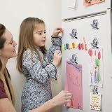 FINDMAG 20 Pack Magnetic Clips Scratch-Free Fridge Magnets Clips view 4