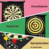 HelaCueil Magnetic Safe Dartboard Ø38cm 12 Darts Family Fun Indoor Outdoor view 2
