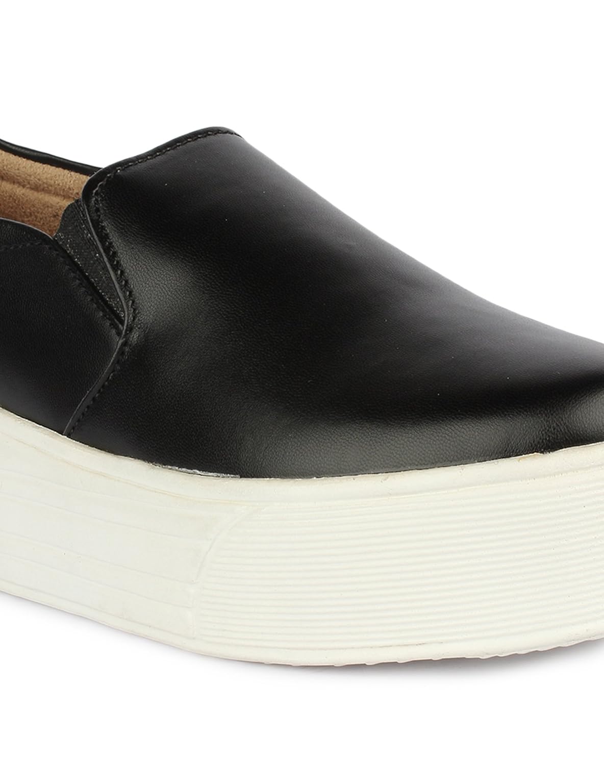 zapatoz womens fabric black color casual shoe