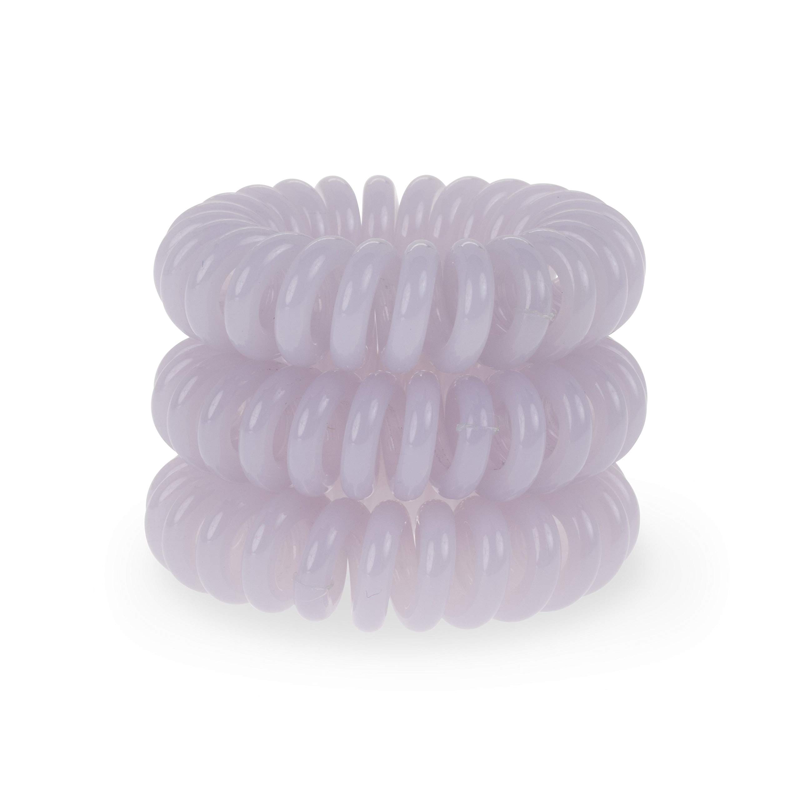 Pale Grey SpiraBobble | Hair Bands for Women – 9Pcs Set Hair Bobbles | Durable Hair Tie | Spiral Ring for ponytails