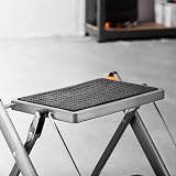 VonHaus 2 Step Stool Anti Slip Feet Foldable Easy Store Home Kitchen Garage view 3