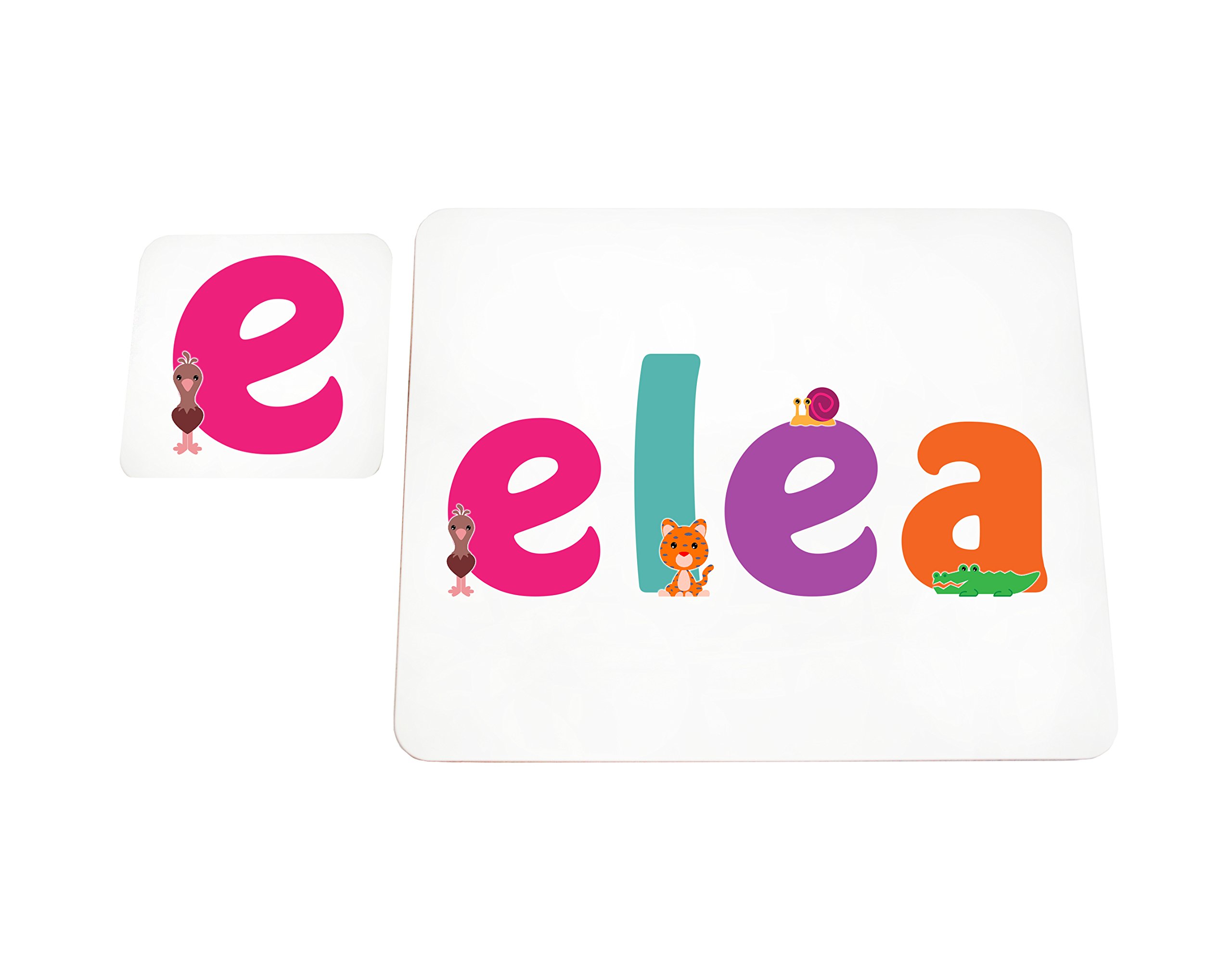 Little Helper with Coaster Doily Style Example Girl/The Name of Colourful Elea