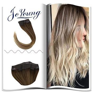 Amazon Com Joyoung Remy Human Hair Hidden Crown Halo Hair