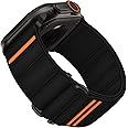 Suitisbest Sport Bands Compatible with Apple Watch Ultra Band 49mm 46mm 45mm 44mm 42mm 38mm 40mm 41mm Men Women, Stretchy Nylon Sport Loop Strap with S-Hook for iWatch Series 10 Ultra SE 9 8 7 6 5 4 3
