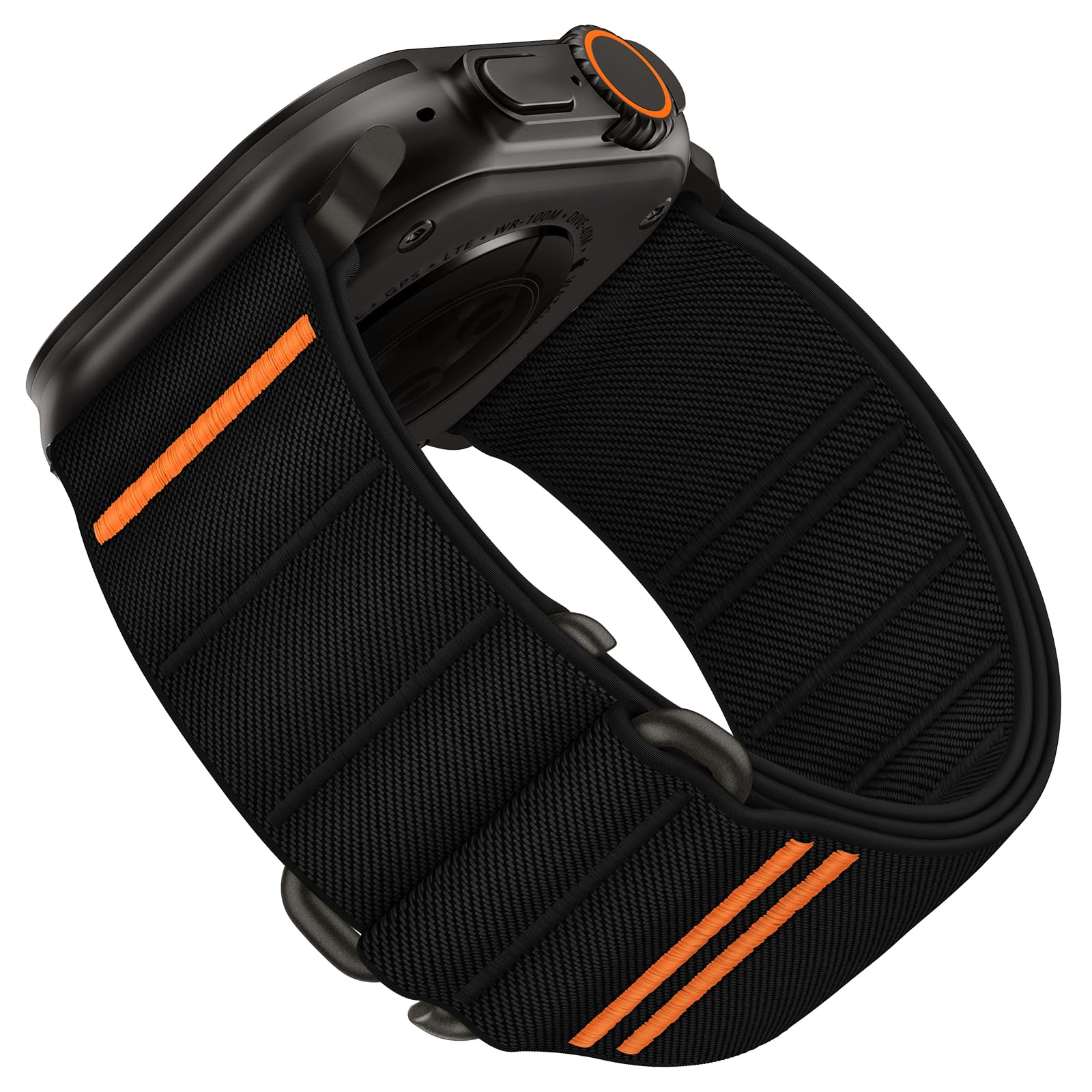 Photo 1 of Suitisbest Sport Bands Compatible with Apple Watch Ultra Band 49mm 46mm 45mm 44mm 42mm Men, Stretchy Nylon Sport Loop Strap with S-Hook for iWatch Series 11 10 9 8 7 6 5 4 3 2 1, SE 3 2 1, Ultra 3 2 1