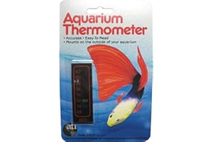 AMER THERMAL INSTRUMENTS American Thermal Liquid Crystal Aquarium Thermometer Vertical Small