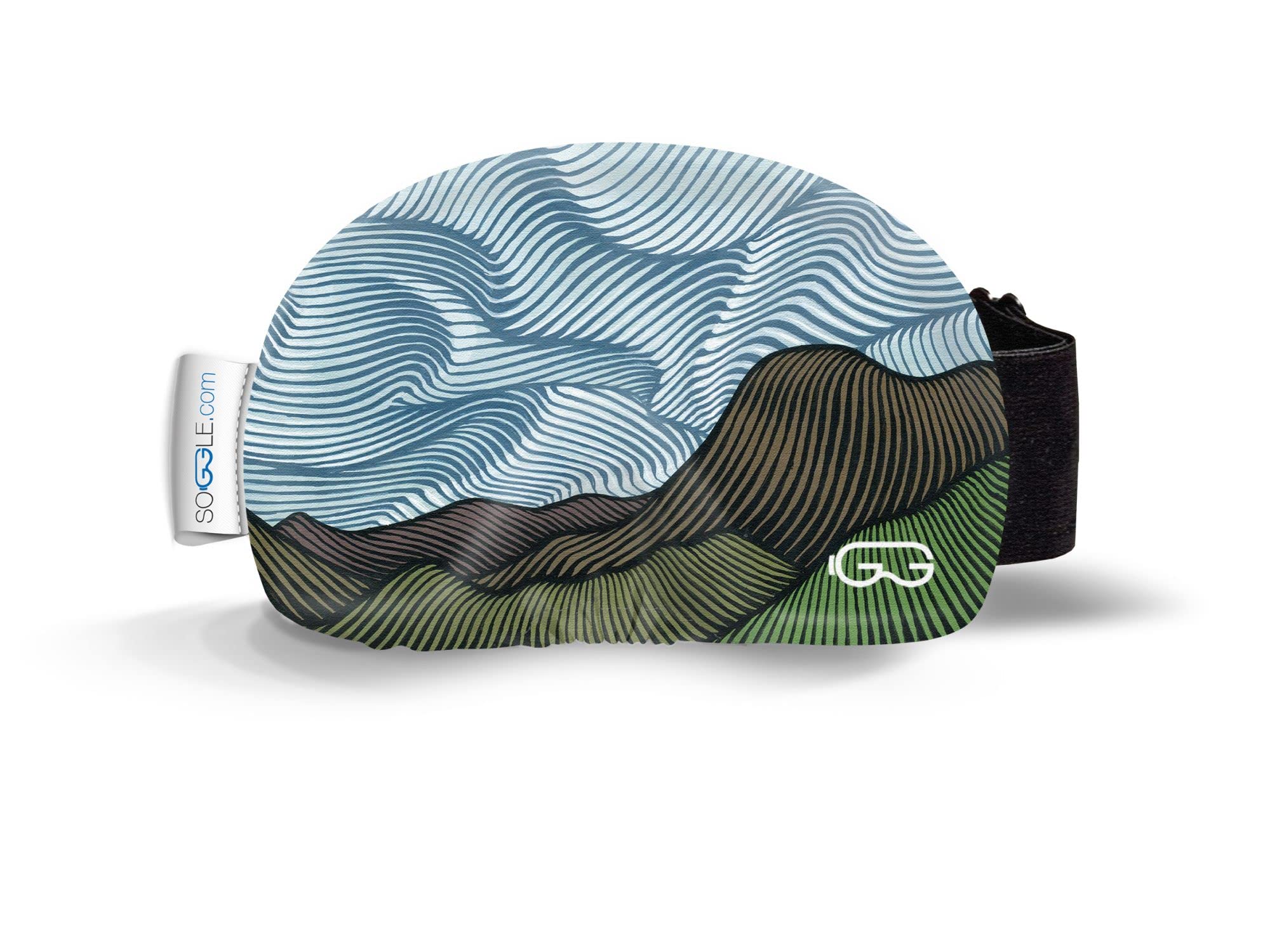 Soggle Ski Protective Microfibre Cover for Ski Goggles (One Size), Colour: Artist Earth