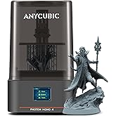 ANYCUBIC 10K Resin 3D Printer, Photon Mono 4 LCD 3D Printer with 7-inch Mono Screen, Upgraded LighTurbo Matrix and Printing P