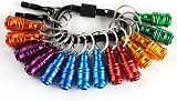 Katerk Portable 16pc Bit Holder Keychain 1/4 in Hex Shank Quick-Change