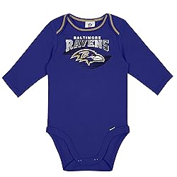 Gerber NFL Baby Boys' 2 Pack Long Sleeve