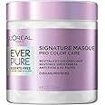 L'Oreal Paris Hair Mask for Color Treated Hair, EverPure Sulfate Free Signature Masque Pro Color Care, 8 fl oz, Vegan Formula, Paraben Free, Dye Free, Gluten Free
