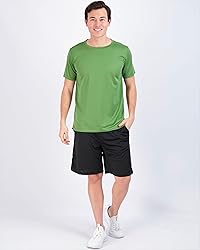 5 Pack:Men’s Mesh Active Wear T-Shirt Essentials