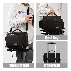 Cwatcun Camera Bag Crossbody Shoulder Messenger