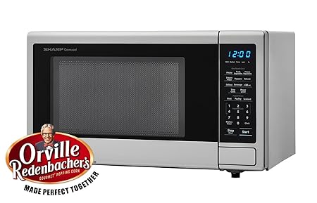 Sharp 1.000 W Countertop microondas horno, 1.1 pies cúbicos ...