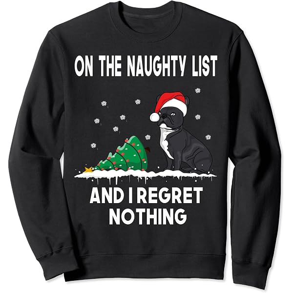 Sweatshirt Noël Metal Rock - Design Skull Santa Hat - Cadeau Humour Noir Pour Fans De Metal